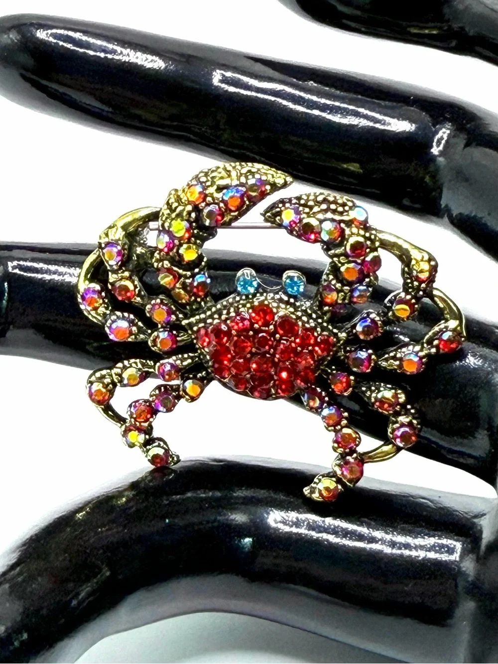 Nautical Lot of 4 Crystal Brooches